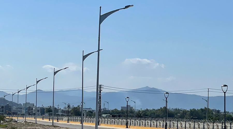 ATLANTIC MINI LED STREET LIGHT instalat în Vietnam