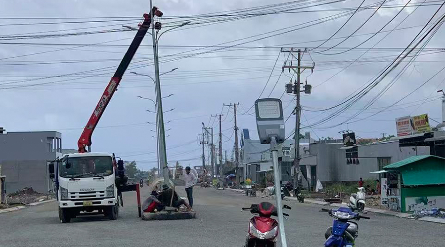Proiect de iluminat stradal led PACIFIC MINI 100w în VIETNAM