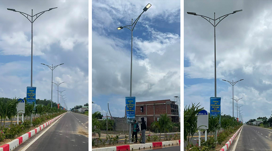 Proiectul de iluminat stradal condus de PACIFIC MAXI în Vietnam